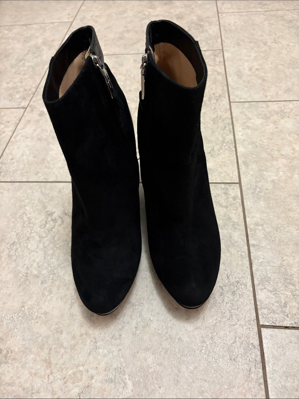 Cole Haan Talia Black Wedge Boots US 11